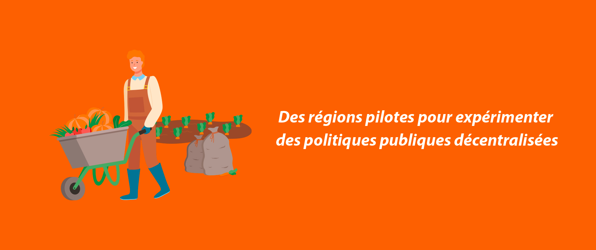 Des régions pilotes pour expérimenter des politiques publiques décentralisées